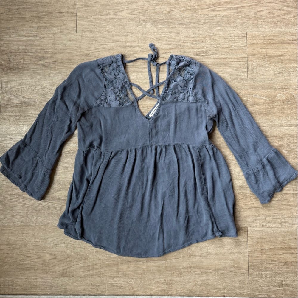 American Eagle Outfitters Blue blouse